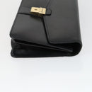 Salvatore Ferragamo MCM Logogram Vicetos Bag PVC Leather 3 Set Black Auth 160758-17