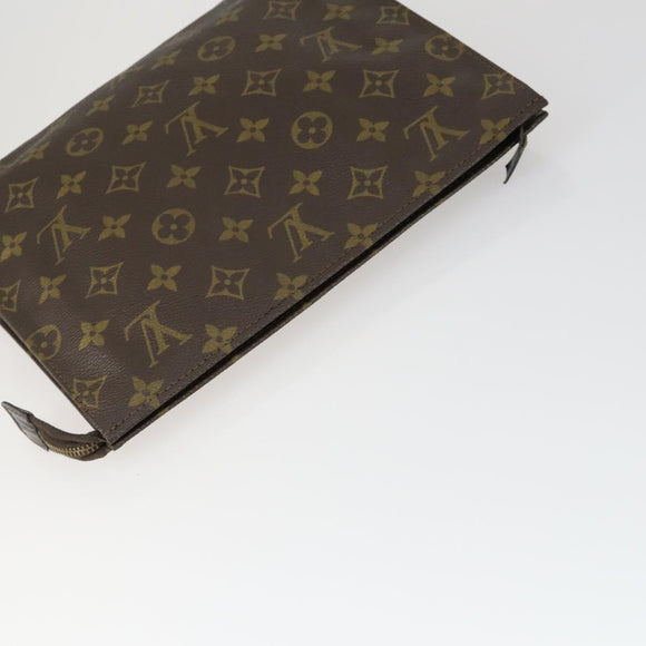 LOUIS VUITTON Monogram Poche Toilette 26 Pouch 2er Set LV Auth 160766