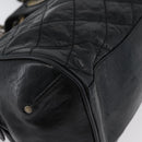 BALLY Tote Bag Leather Black Auth 160786-10