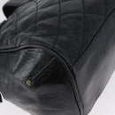 BALLY Tote Bag Leather Black Auth 160786-12
