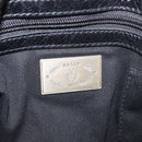 BALLY Tote Bag Leather Black Auth 160786-17