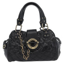 BALLY Tote Bag Leather Black Auth 160786-2