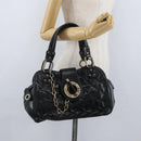 BALLY Tote Bag Leather Black Auth 160786-24