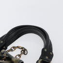 BALLY Tote Bag Leather Black Auth 160786-8