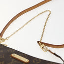 LOUIS VUITTON Monogram Eva Shoulder Bag M95567 LV Auth 160801-8