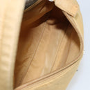 PRADA Hand Bag Nylon Beige Silver Auth 160804-11