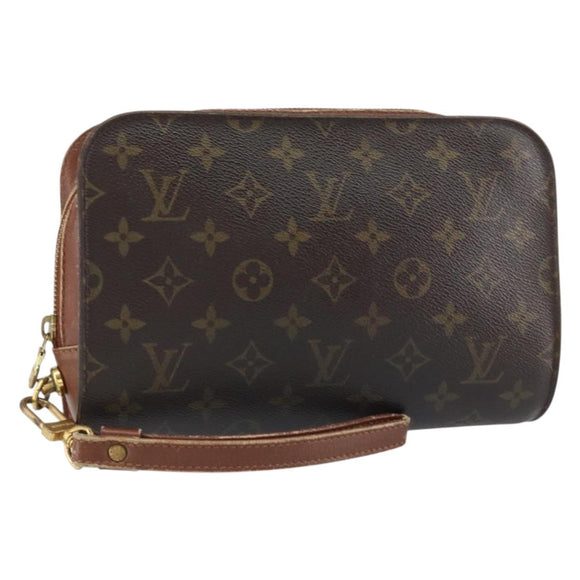 LOUIS VUITTON Monogram Orsay Clutch Bag M51790 LV Auth 160807