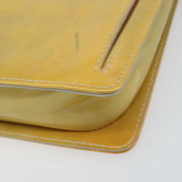 LOUIS VUITTON Monogram Vernis Motto Accessory Pouch Gris M91030 LV Auth 160810