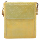 LOUIS VUITTON Monogram Vernis Motto Accessory Pouch Gris M91030 LV Auth 160810-13