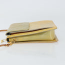 LOUIS VUITTON Monogram Vernis Motto Accessory Pouch Gris M91030 LV Auth 160810-4
