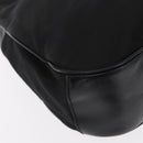 PRADA Shoulder Bag Nylon Black Gold Auth 160811-14