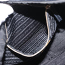 PRADA Shoulder Bag Nylon Black Gold Auth 160811-22