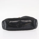 PRADA Shoulder Bag Nylon Black Gold Auth 160811-5