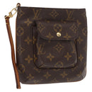 LOUIS VUITTON Monogram Partition Pouch M51901 LV Auth 160812-1