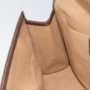 GUCCI GG Supreme Web Sherry Line Bag PVC Beige Gold 156 01 030 Auth 160818-17