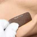 GUCCI GG Supreme Web Sherry Line Bag PVC Beige Gold 156 01 030 Auth 160818-19