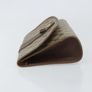 GUCCI GG Supreme Web Sherry Line Bag PVC Beige Gold 156 01 030 Auth 160818-5