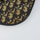 Christian Dior Trotter Canvas Umhängetasche Marine Gold Auth 160820-9