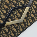 Christian Dior Trotter Canvas Umhängetasche Marine Gold Auth 160820-17