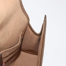 GUCCI GG Supreme Web Sherry Line Clutch Bag PVC Beige Gold 89 01 030 Auth 160821-18