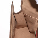 GUCCI GG Supreme Web Sherry Line Clutch Bag PVC Beige Gold 89 01 030 Auth 160821-19