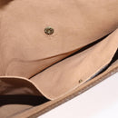 GUCCI GG Supreme Web Sherry Line Clutch Bag PVC Beige Gold 89 01 030 Auth 160821-11