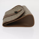 GUCCI GG Supreme Web Sherry Line Clutch Bag PVC Beige Gold 89 01 030 Auth 160821-4