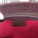 BURBERRY Nova Check Hand Bag Wool Ivory Auth 160824-11