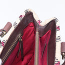 BURBERRY Nova Check Hand Bag Wool Ivory Auth 160824-17