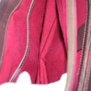 BURBERRY Nova Check Hand Bag Wool Ivory Auth 160824-19