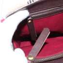 BURBERRY Nova Check Hand Bag Wool Ivory Auth 160824-22