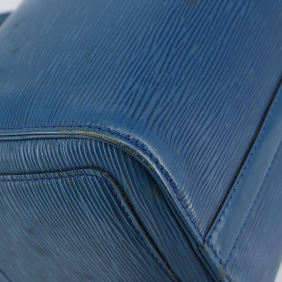 LOUIS VUITTON Epi Speedy 25 Hand Bag Toledo Blue M43015 LV Auth 160825