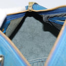 LOUIS VUITTON Epi Speedy 25 Hand Bag Toledo Blue M43015 LV Auth 160825-20