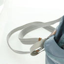 PRADA Backpack Nylon Light Blue Silver Auth 160827-16