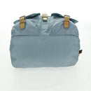PRADA Backpack Nylon Light Blue Silver Auth 160827-5