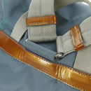 PRADA Backpack Nylon Light Blue Silver Auth 160827-22