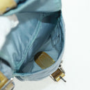 PRADA Backpack Nylon Light Blue Silver Auth 160827-25