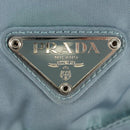 PRADA Backpack Nylon Light Blue Silver Auth 160827-26