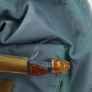 PRADA Backpack Nylon Light Blue Silver Auth 160827-10