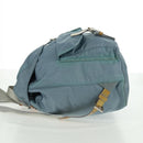 PRADA Backpack Nylon Light Blue Silver Auth 160827-3