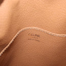 CELINE Macadam Canvas Hand Bag PVC Leather Brown Gold Auth 160830-12