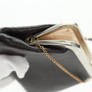 Christian Dior Hand Bag Calf Skin 2way Black Gold Auth 160831-22