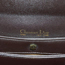 Christian Dior Hand Bag Calf Skin 2way Black Gold Auth 160831-28