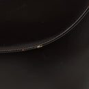 Christian Dior Hand Bag Calf Skin 2way Black Gold Auth 160831-2