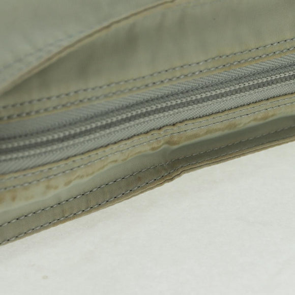 PRADA Shoulder Bag Nylon Gray Auth 160842