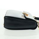 Salvatore Ferragamo Gancini Hand Bag Leather 2way Black Gold Auth 160846-5