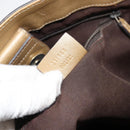 GUCCI GG Crystal Abbey Tote Bag Gold 211982 Auth 160848-21