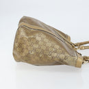 GUCCI GG Crystal Abbey Tote Bag Gold 211982 Auth 160848-4
