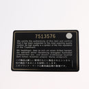 CHANEL Chain Tote Bag No5 Canvas Navy Silver CC Auth 160849-12