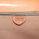 CELINE Macadam Canvas Hand Bag PVC Leather Brown Gold Auth 160851-19